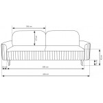 Καναπές - κρεβάτι Artery-Mple Skouro