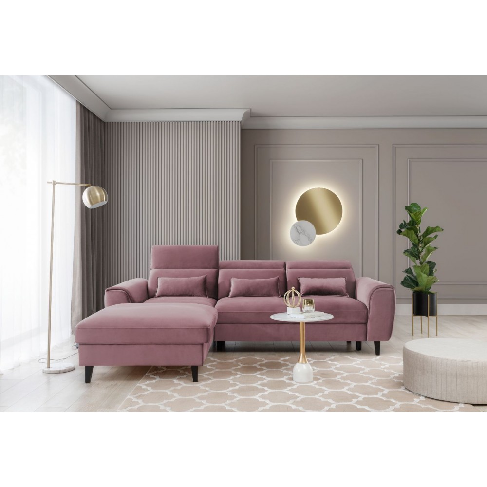 Γωνιακός καναπές Fornal-Roz-Αριστερή