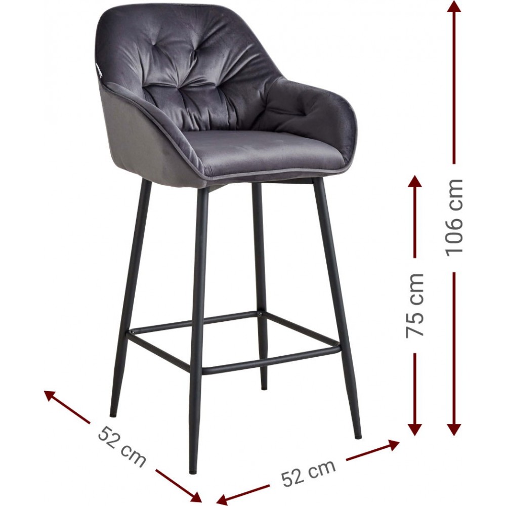 Σκαμπό μπαρ Sandra