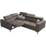 Γωνιακός καναπές Milo LTHR-Gkri-Αριστερή