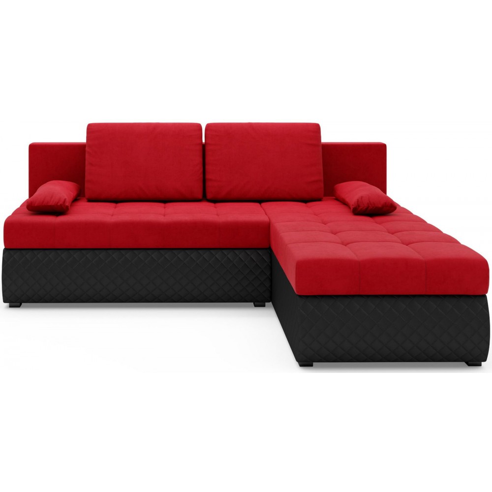 Γωνιακός καναπές Leeds-Kokkino-Mauro