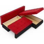 Γωνιακός καναπές Leeds-Kokkino-Mauro