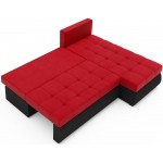 Γωνιακός καναπές Leeds-Kokkino-Mauro