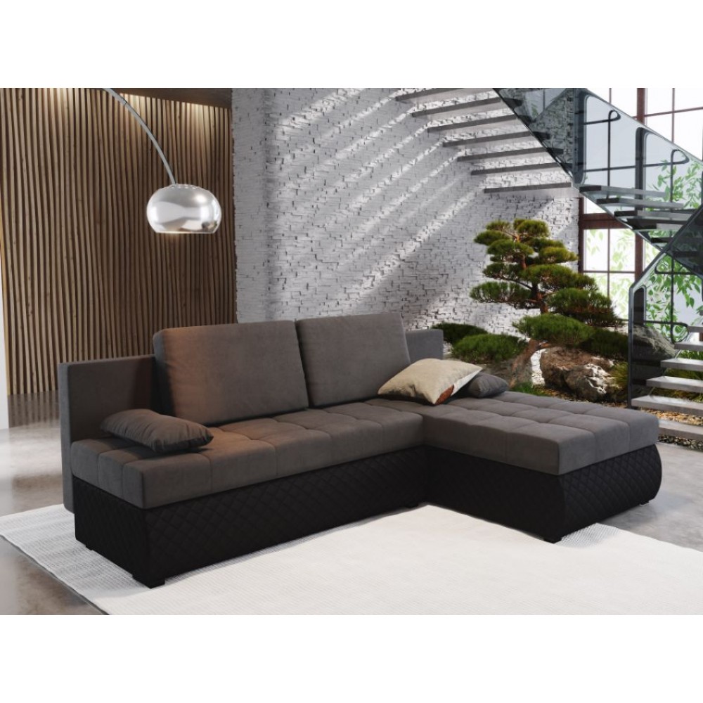 Γωνιακός καναπές Leeds-Gkri-Mauro