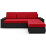 Γωνιακός καναπές Riverside-Kokkino-Mauro