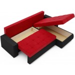 Γωνιακός καναπές Riverside-Kokkino-Mauro