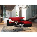 Γωνιακός καναπές Riverside-Kokkino-Mauro