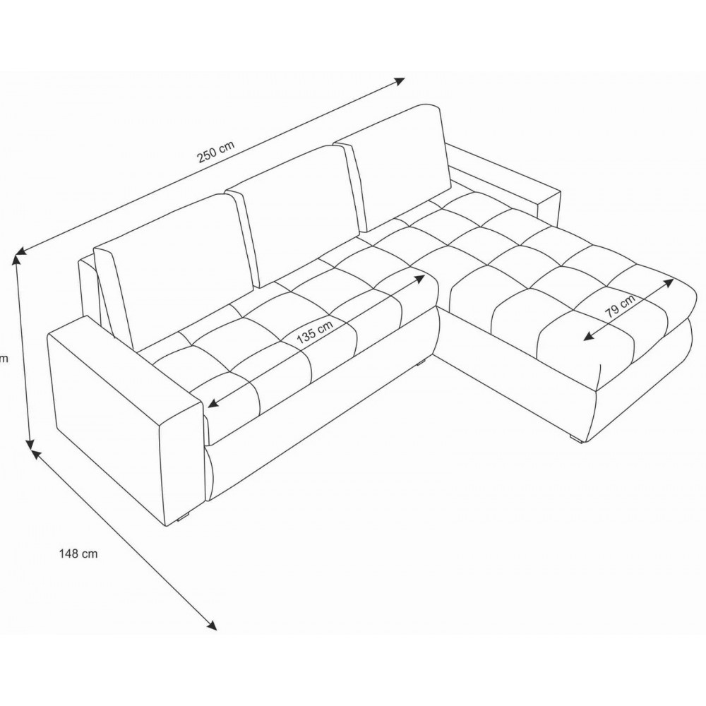 Γωνιακός καναπές Riverside-Gkri-Mauro