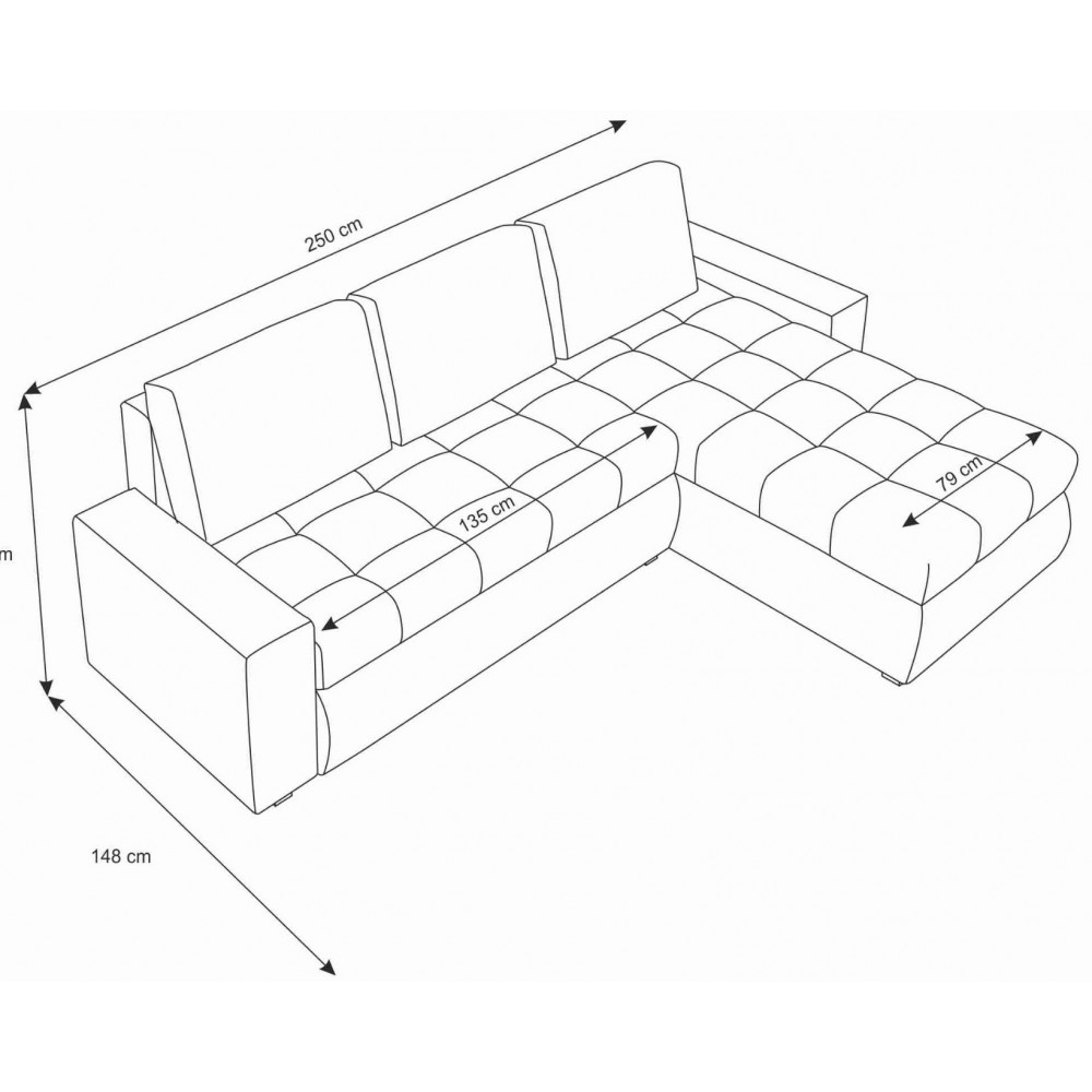 Γωνιακός καναπές Riverside-Kafe - Mpez