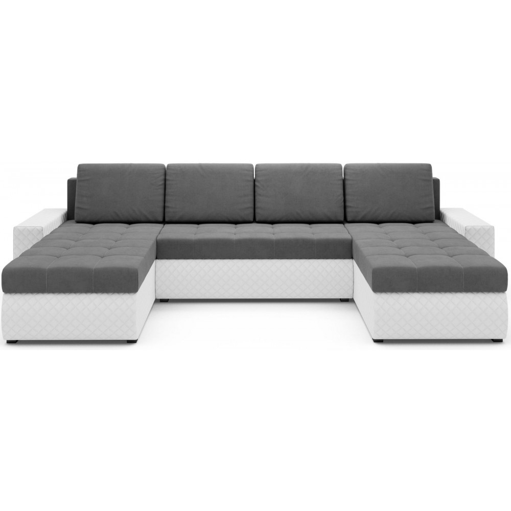 Γωνιακός καναπές Malaga max-Gkri-Leuko