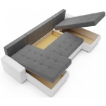 Γωνιακός καναπές Malaga max-Gkri-Leuko