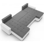 Γωνιακός καναπές Malaga max-Gkri-Leuko