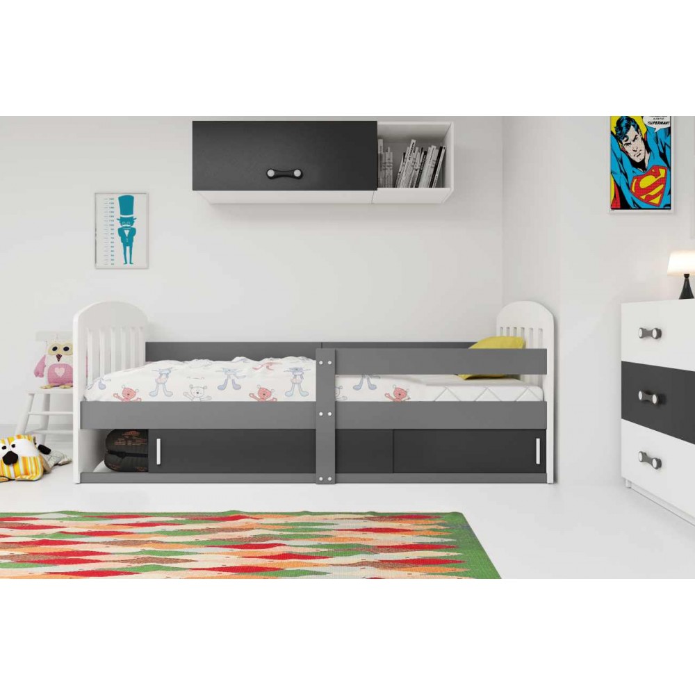 Παιδικό Κρεβάτι Pessaro-Gkri 84x163x65