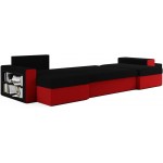 Γωνιακός καναπές Komo-Mauro-kokkino