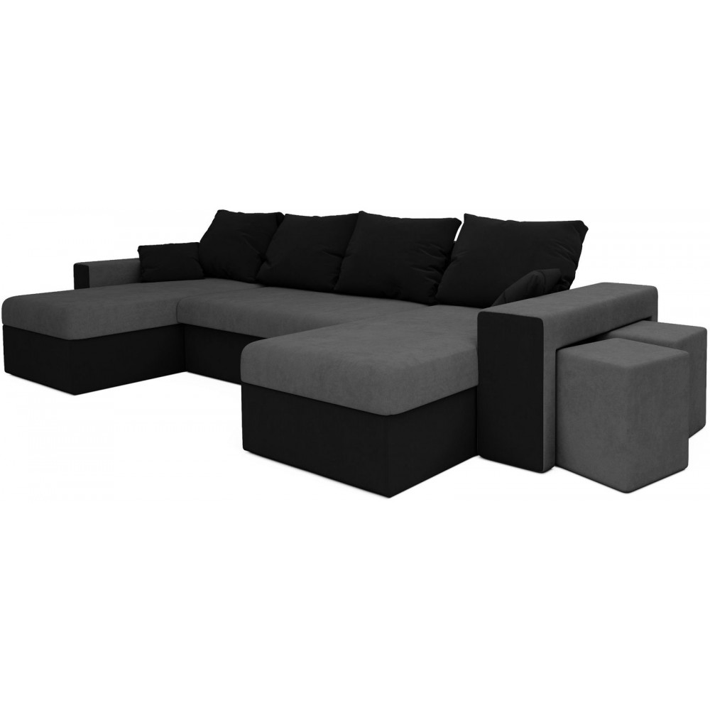 Γωνιακός καναπές Komo-Gkri-Mauro