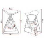 Κρεμαστή πολυθρόνα Chikoria