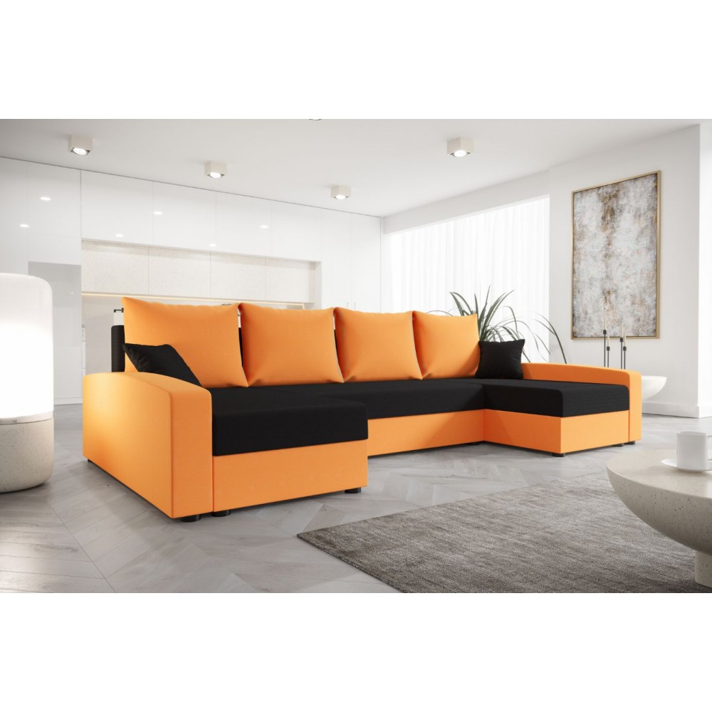 Γωνιακός καναπές Donetsk max-Portokali-Mauro