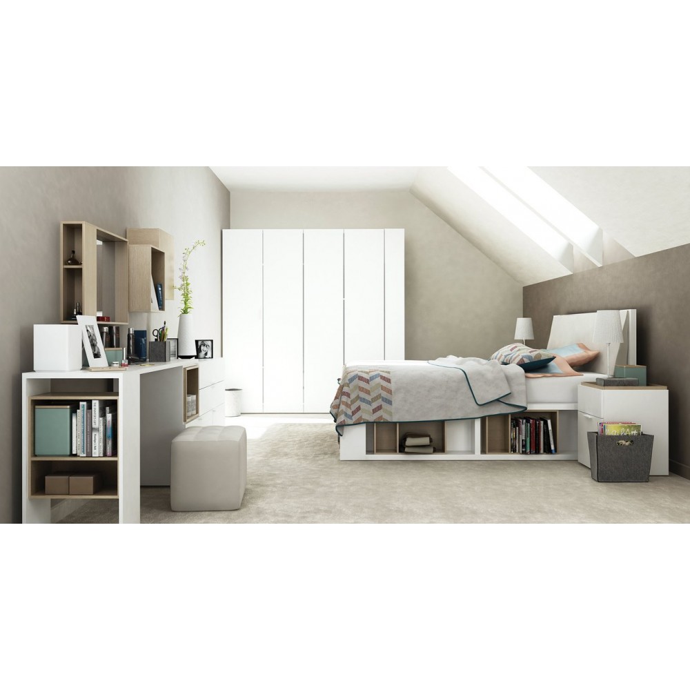 Ντουλάπα 4 You τετράφυλλη-Λευκό-180 x 57 x 240 εκ.