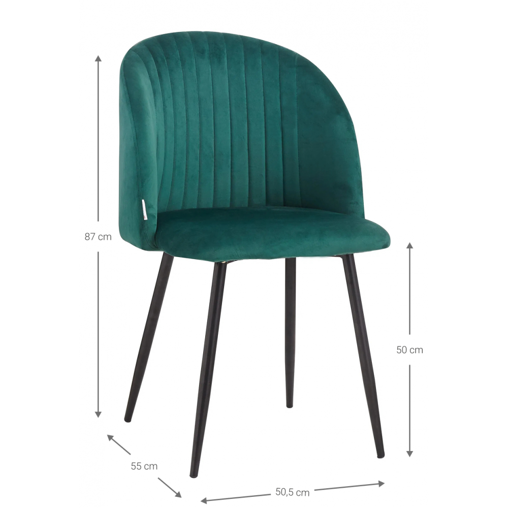Πολυθρόνα Zera-Prasino Skouro 50.5x55.5x87