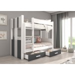 Κουκέτα Continent-Leuko-Anthraki-180 x 80 194x93x160