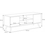Έπιπλο τηλεόρασης Barels 155x40x50
