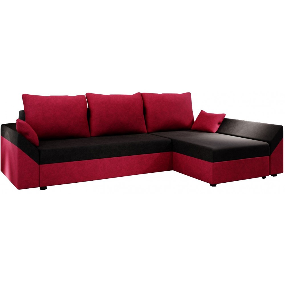 Γωνιακός καναπές Eibar-Mauro-kokkino