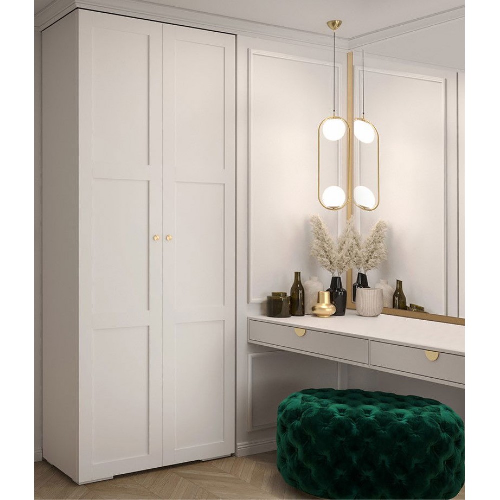 Ντουλάπα δίφυλλη Manhattan Ryfel 10-Leuko