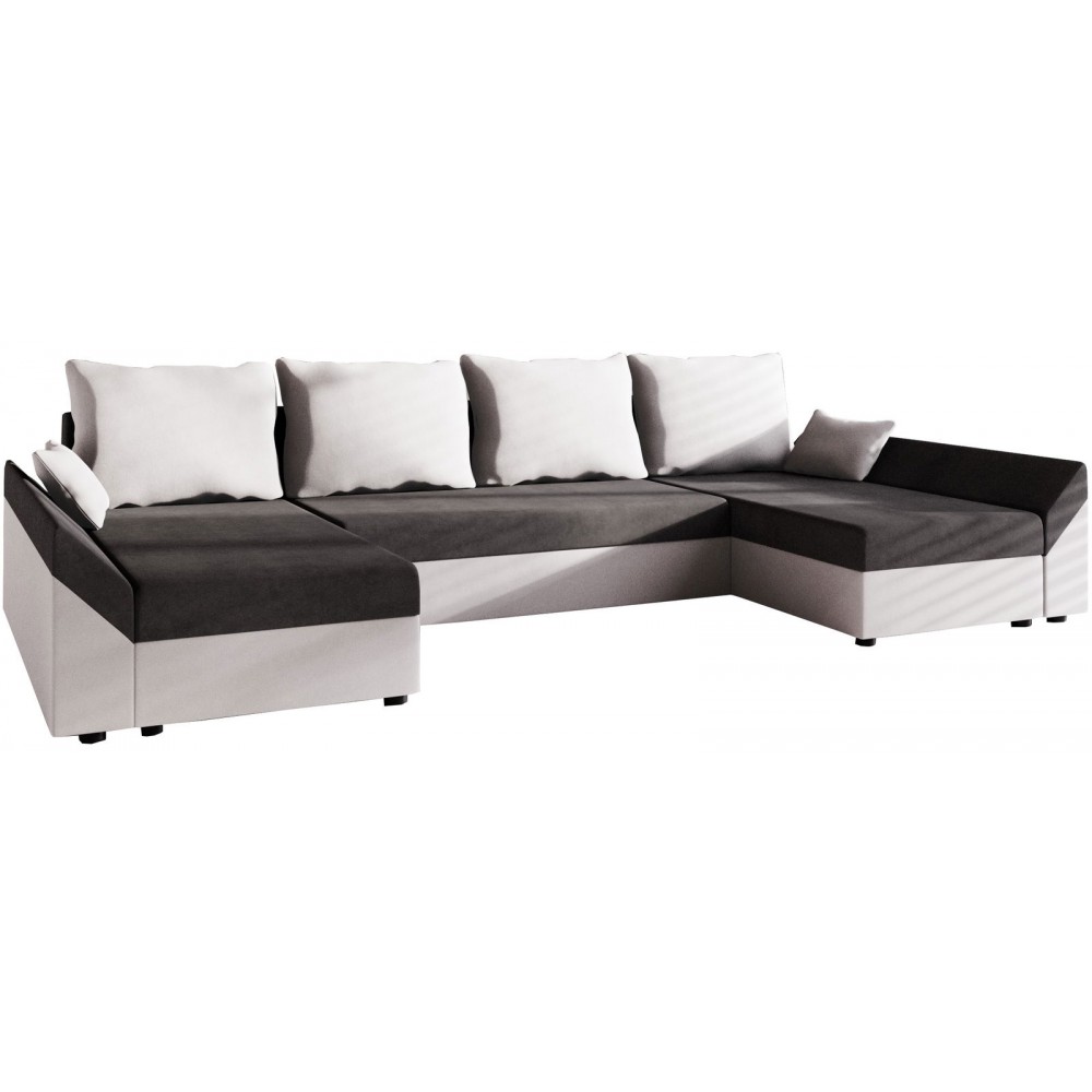 Γωνιακός καναπές Eibar max-Gkri-Leuko