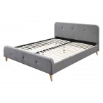 Επενδυμένο κρεβάτι Loham-Gkri-140 x 200
