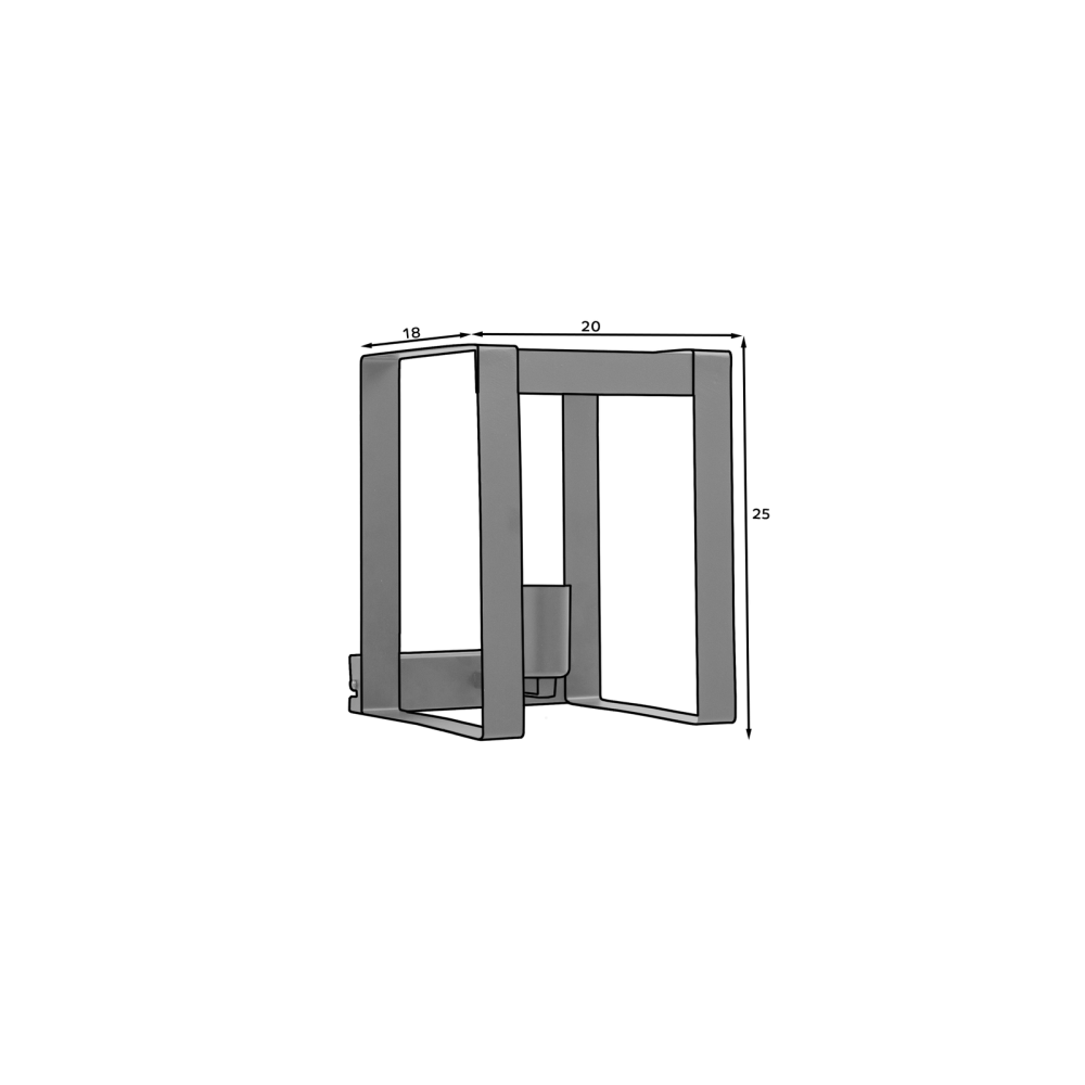 Επιτοίχιο φωτιστικό Kinkiet Giorri