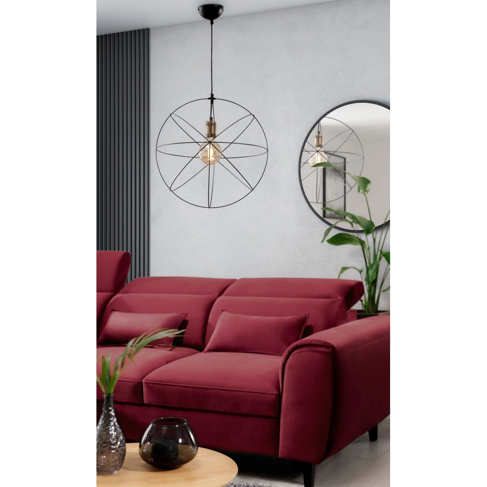 Κρεμαστό φωτιστικό οροφής Olinto Μονόφωτο