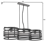 Ράγα οροφής Gormar 3φωτη