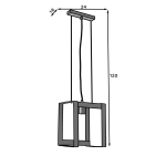 Κρεμαστό φωτιστικό οροφής Giorri Μονόφωτο