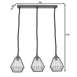 Ράγα οροφής Benigne 3φωτη