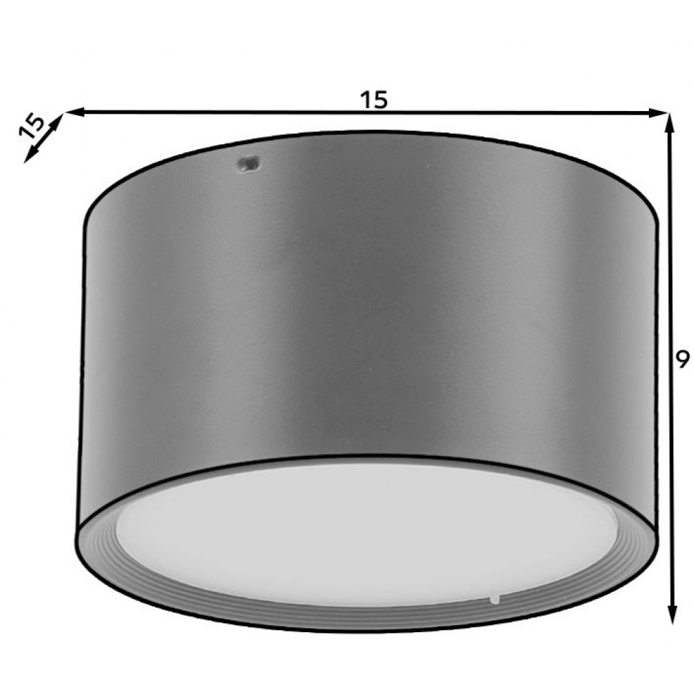 Χωνευτό σποτ οροφής Vallum I