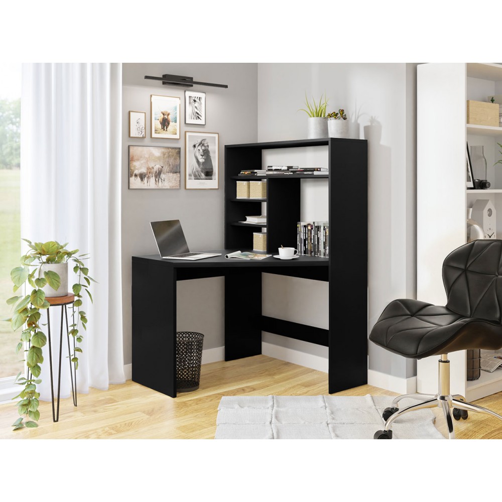 Γραφείο με βιβλιοθήκη Zayden-Mauro 101x98x141