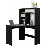 Γραφείο με βιβλιοθήκη Zayden-Mauro 101x98x141