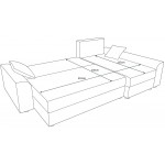 Γωνιακός καναπές Jason-Mauro-kokkino