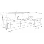 Γωνιακός καναπές Jason-Mauro-Gkri