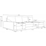 Γωνιακός καναπές Jason max-Mauro-Leuko