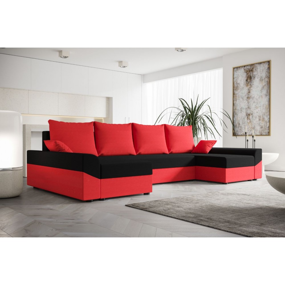 Γωνιακός καναπές Jason max-Mauro-kokkino