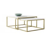 Σετ τραπεζάκια σαλονιού Stolik Dual Zloty-Leuko