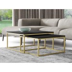 Σετ τραπεζάκια σαλονιού Stolik Dual Zloty-Mauro