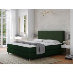 Επενδυμένο κρεβάτι Laro-Prasino-160 x 200