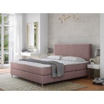 Επενδυμένο κρεβάτι Laro-Roz-180 x 200