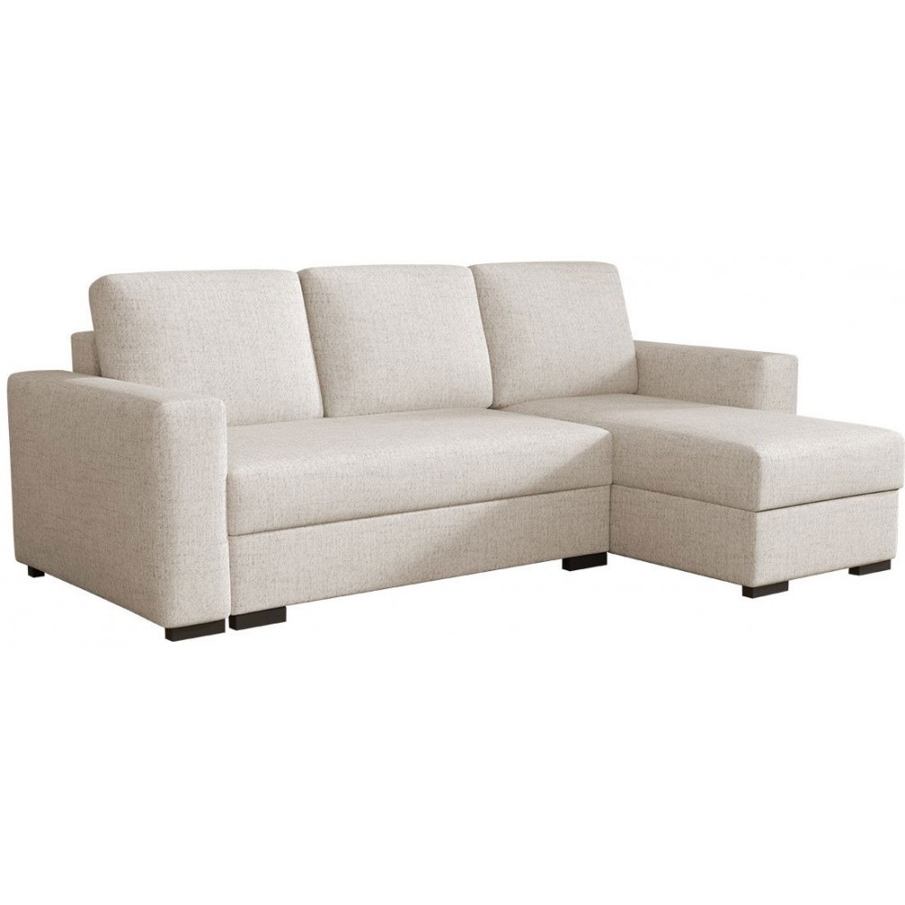 Γωνιακός καναπές Latte-Ekrou