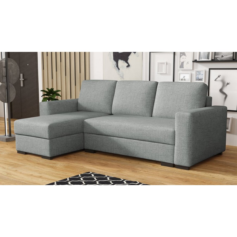 Γωνιακός καναπές Latte-Gkri Skouro