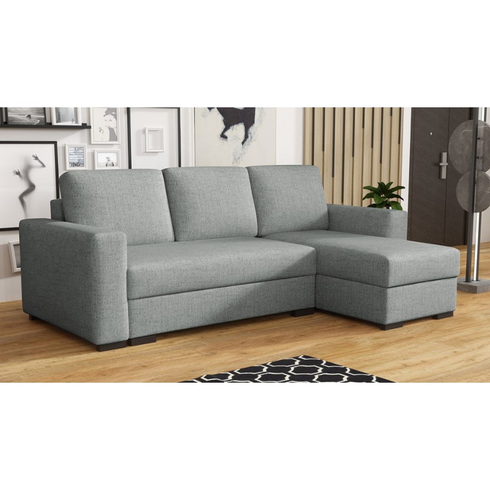 Γωνιακός καναπές Latte-Gkri Skouro