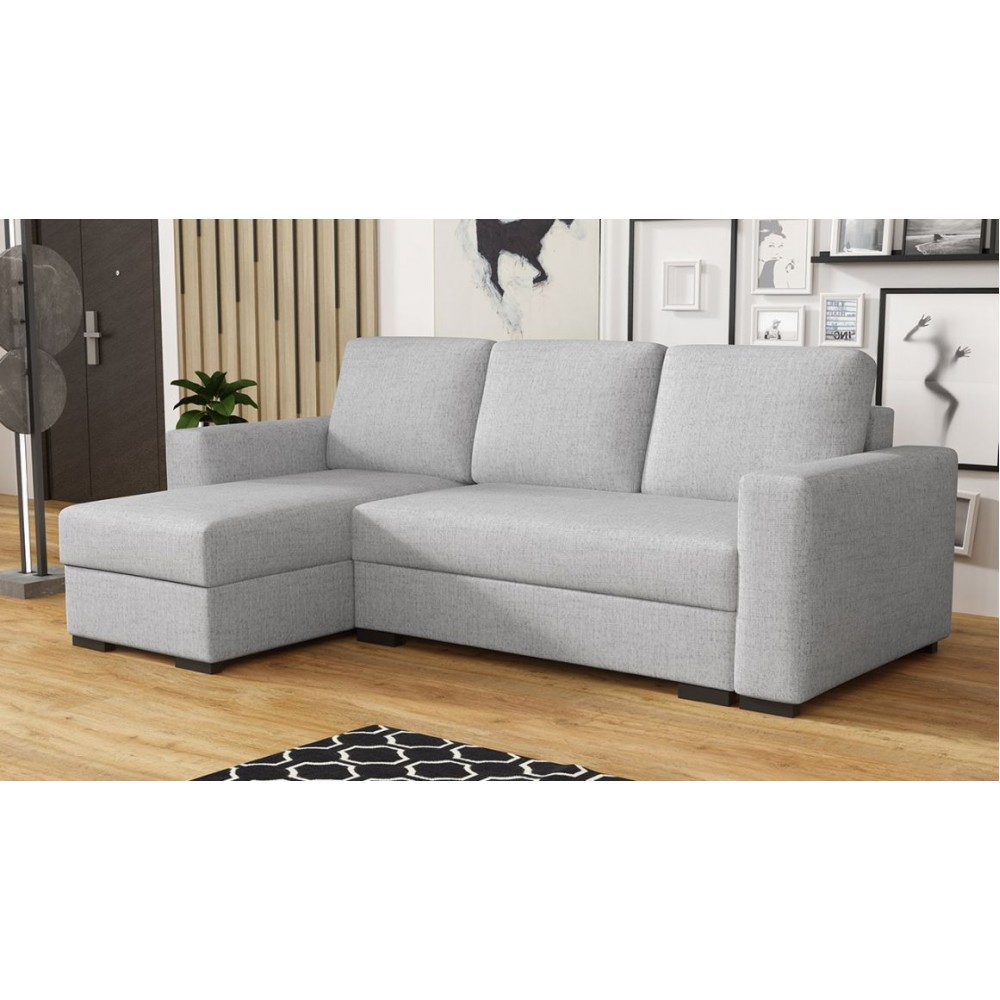 Γωνιακός καναπές Latte-Gkri Anoixto