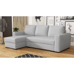 Γωνιακός καναπές Latte-Gkri Anoixto